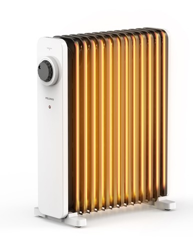ölradiator 2500w weiß mit - 2500w,