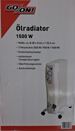 Goon ölradiator 1500w - goon,
