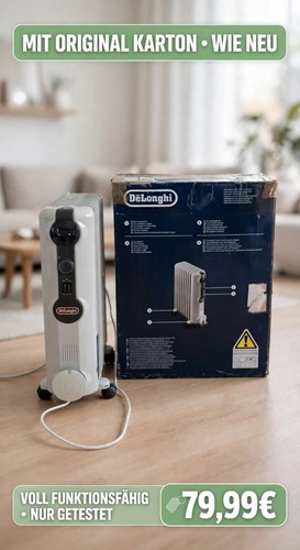 Delonghi ölradiator voll - Ölradiator,